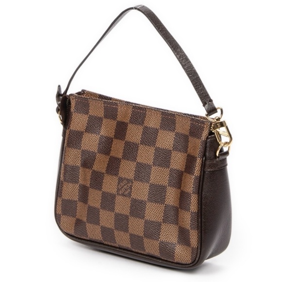 ๐โค๏ธ 8 HOUR SALE โค๏ธ๐ Louis Vuitton Damier Ebene Trousse Make Up Pochette Bag - Picture 4 of 11